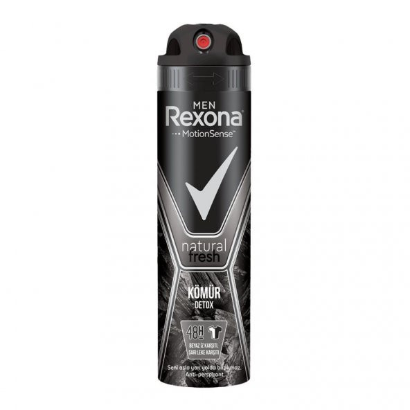 Rexona Men Deodorant 150ml Natural Fresh Kömür Detox
