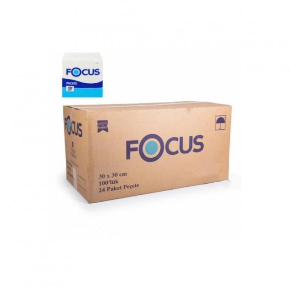Focus Extra Peçete 30 cm. x 30 cm. 1 Koli (24 Paket) (5038149)