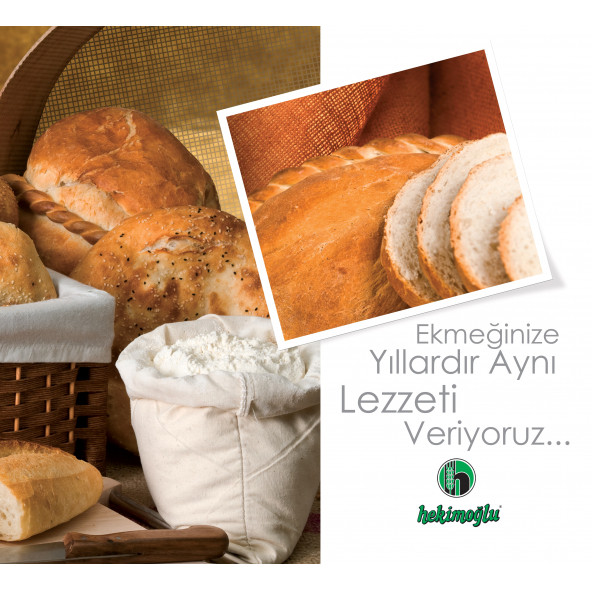 HEKİMOGLU KÜPE EKMEKLİK 25KG LÜKS UNLU MAMÜLLER - 4