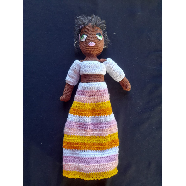 Amigurumi Latin Kız Bebek - 1