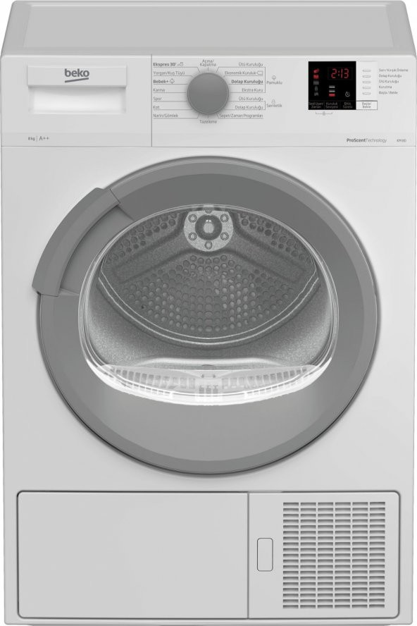 Beko KM 80 A++ 8 kg Çamaşır Kurutma Makinesi - 1