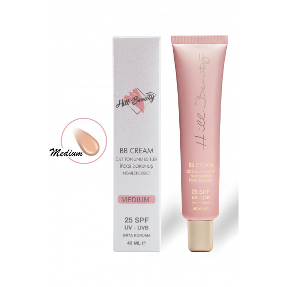 Hill Beauty Glow Box BB Krem Medium 40 ml SPF25 Cilt Tonu Eşitleyici Hyaluronik Asit Leke Karşıtı Nemlendirici - 2