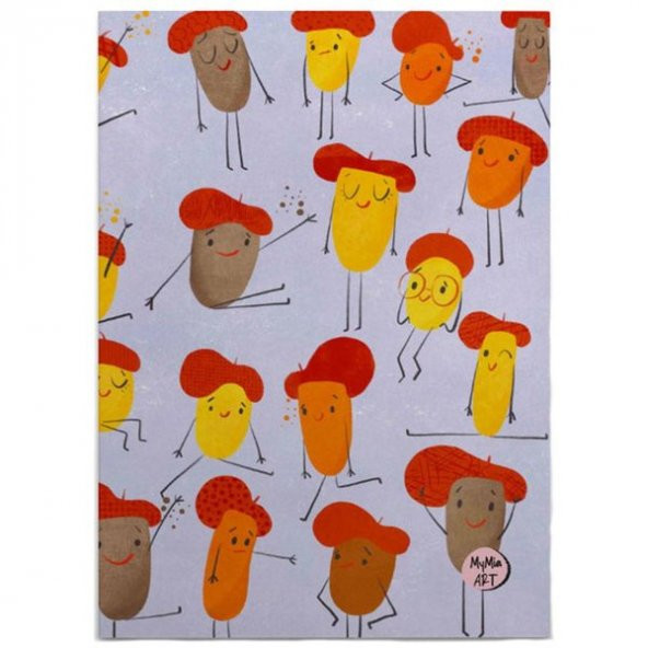 Mymia Art Meşe Palamutları Butik Defter - 1