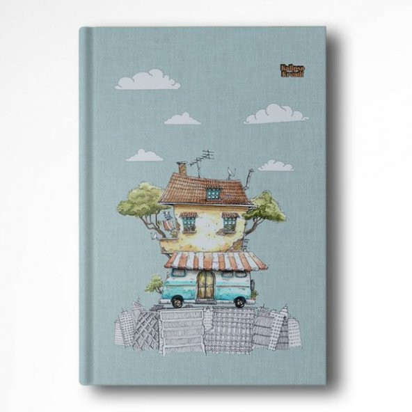 Kalipso Hakan Çapkan 14x20 Gezgin Çizgili Butik Defter - 1