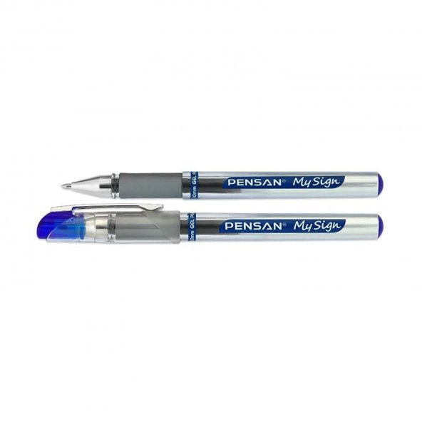 Pensan My Sign Jel İmza Kalemi 1.0 Mm 12 Li Mavi - 3