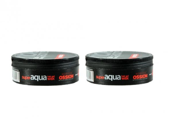 Morfose Ossion Siyah Super Hair Gel Aqua Wax 150 ml X 2 ADET