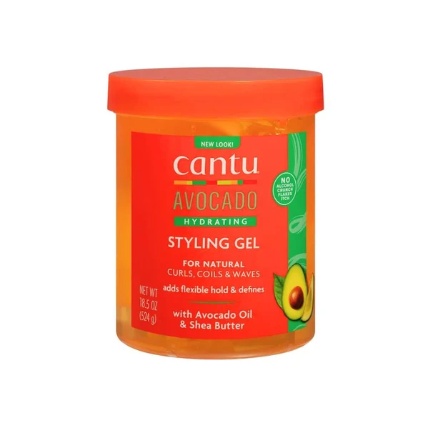 Cantu Kıvırcık ve Dalgalı Saçlar Avokado Şekillendirici Saç Jeli Jöle 524 gr ürün görseli