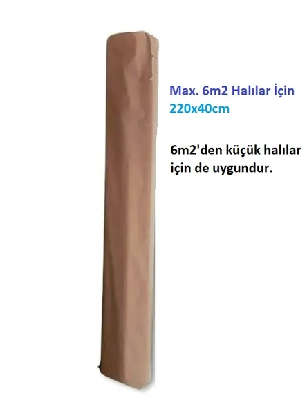 Mandaş Tekstil 1 Adet Halı Hurcu Kılıfı Poşeti 220x40cm (Max. 6m2 Halı İçin) - 2