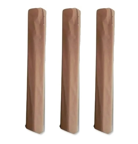 Mandaş Tekstil 3 Adet Halı Hurcu Kılıfı Poşeti 220x40cm (Max. 6m2 Halı İçin)