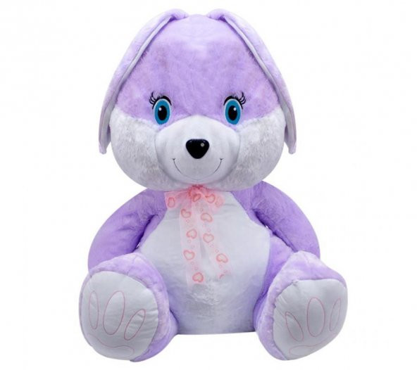Tavşan 80 cm Lila Pelüş Çocuk Oyuncak