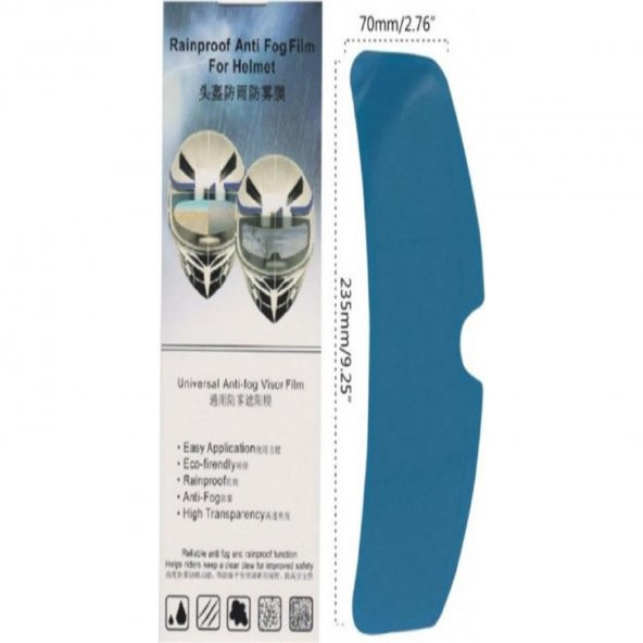 3B Trend Motosiklet Kaskı Için Yağmur Kaydırıcı Buğu Önleyici - Resim 3