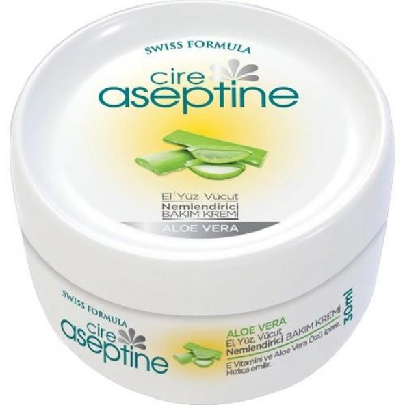 Cire Aseptine Aloe Vera Özlü Mini Krem 30 Ml