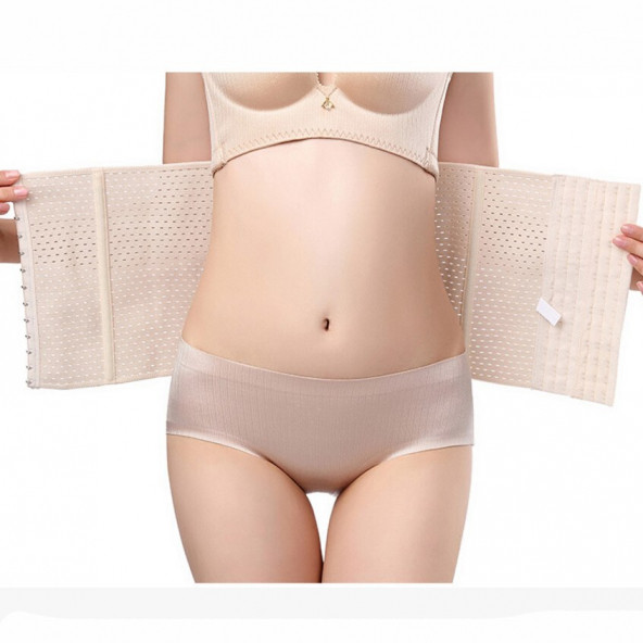 Ecoform 6 Kademe Unisex Inceltici Vücut Şekillendirici Zayıflatıcı Sıkılaştırıcı Lohusa Bel Korsesi - 9