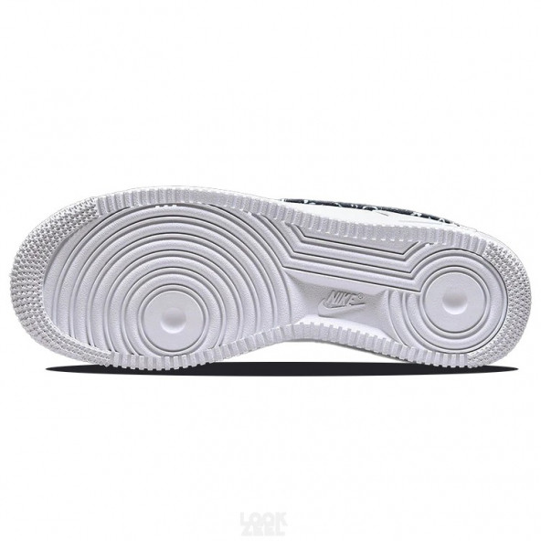 Nike Air Force 1 Low Paisley White Black DH4406-101 Sneaker Spor Ayakkabı - 5