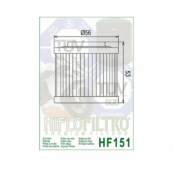 Hiflo Hf151 1993-2004 Aprilia Pegaso 650 Yağ Filtresi - 2