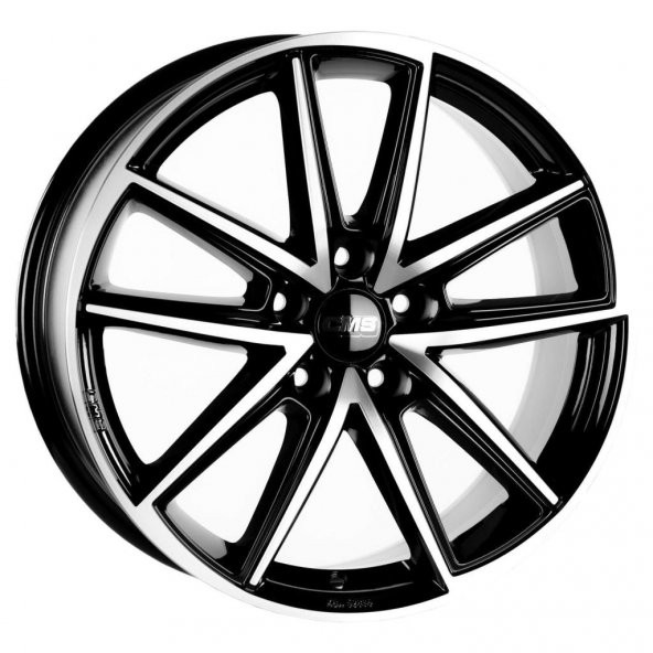 CMS-1186-06 6.5x16"-5x100 ET40 57.1 Diamond Black Gloss Jant (4 Adet)