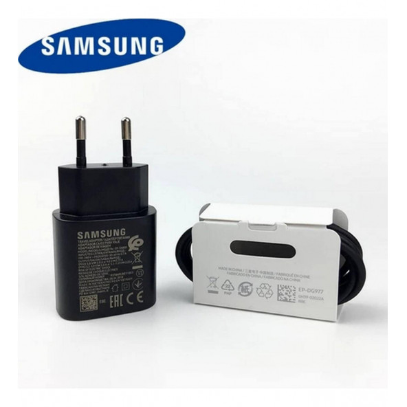 Samsung Galaxy A20 / A30 / A50 / A70 / M20 /M51 Type C 25w Orjinal Hızlı Şarj Aleti Cihazı 25watt İthal Ürün