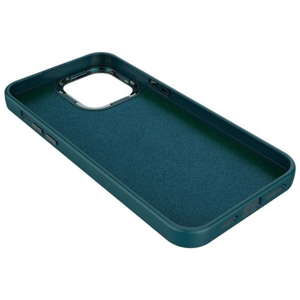 Apple iPhone 12 Pro Kılıf Metal Çerçeve ve Buton Tasarımlı Silikon Zore Luna Kapak - 7