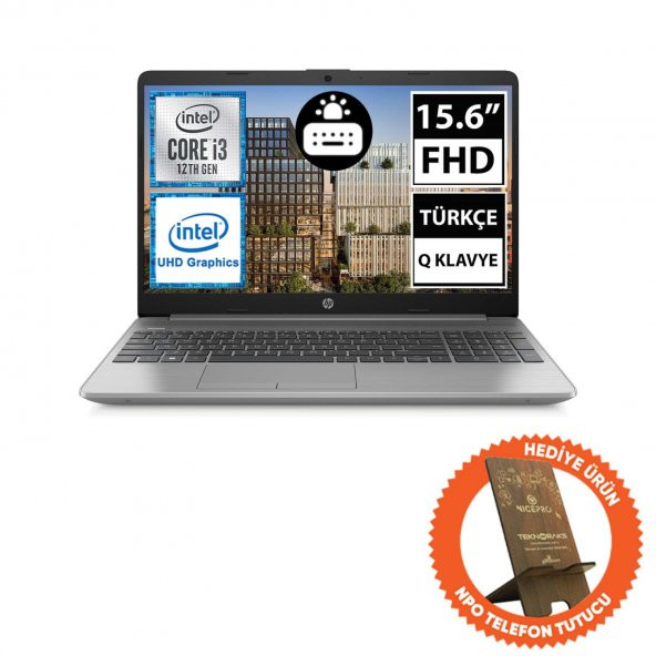 HP 250 G9 6Q8N8ES02 i3-1215U 8GB 1TBSSD 15.6" FullHD FreeDOS Taşınabilir Bilgisayar