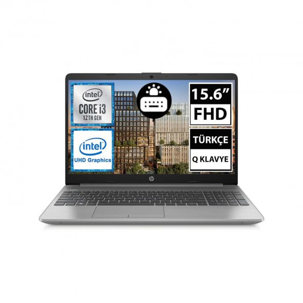 HP 250 G9 6Q8N8ES i3-1215U 8GB 256SSD 15.6" FullHD FreeDOS Taşınabilir Bilgisayar