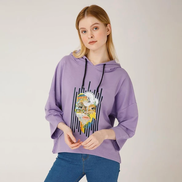Biggdesign Nature Doğa Kadın Sweatshirt - 5