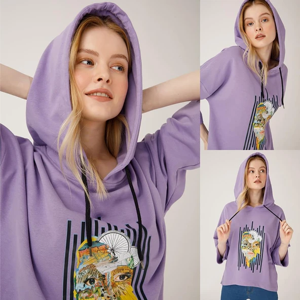Biggdesign Nature Doğa Kadın Sweatshirt - 6