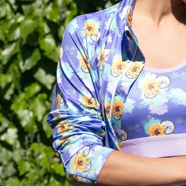 Biggdesign Nature Fermuarlı Kadın Sweatshirt - 5