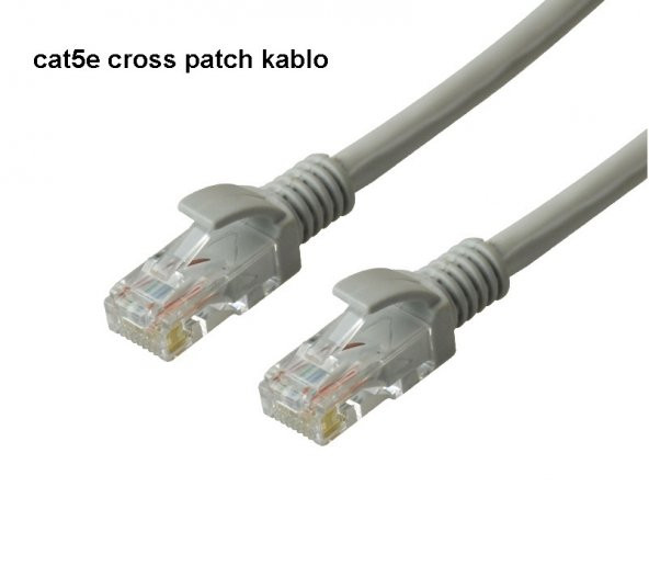 Cat. 5E Cross-over Ethernet Kablo - 5 Metre