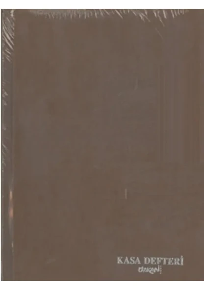 Özkan 17X24 Kasa Defteri 368 Yaprak Kahverengi ürün görseli 1