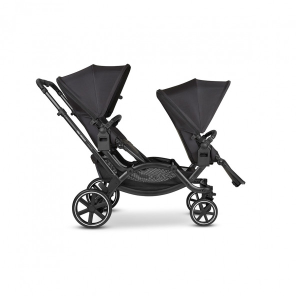 ABC Design Zoom Ink Travel Sistem İkiz Bebek Arabası Black - Resim 2