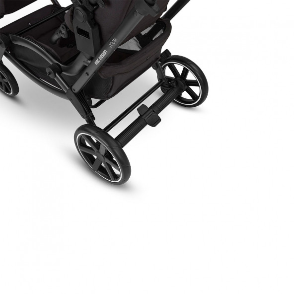 ABC Design Zoom Ink Travel Sistem İkiz Bebek Arabası Black - Resim 6
