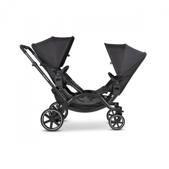 ABC Design Zoom Ink Travel Sistem İkiz Bebek Arabası Black - Resim 9