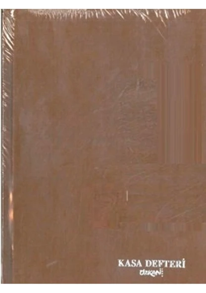 Özkan 20X28 Kasa Defteri 368 Yaprak Cilt Bezli Kahverengi ürün görseli 1