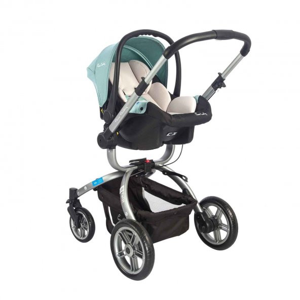 Pierre Cardin Twist +Plus Travel Sistem Bebek Arabası Yeşil - 4