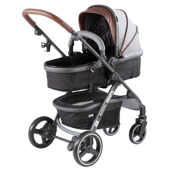 Kraft Pro Fit Plus Travel Sistem Bebek Arabası Grey - 4