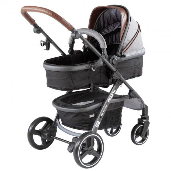 Kraft Pro Fit Plus Travel Sistem Bebek Arabası Grey - 5