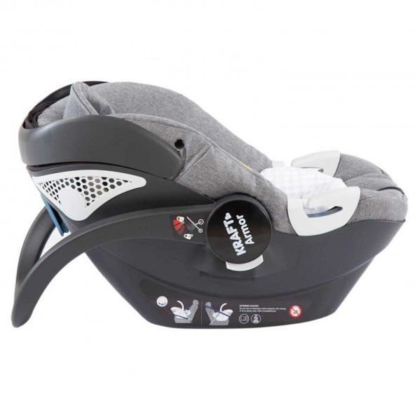 Kraft Pro Fit Plus Travel Sistem Bebek Arabası Grey - 8