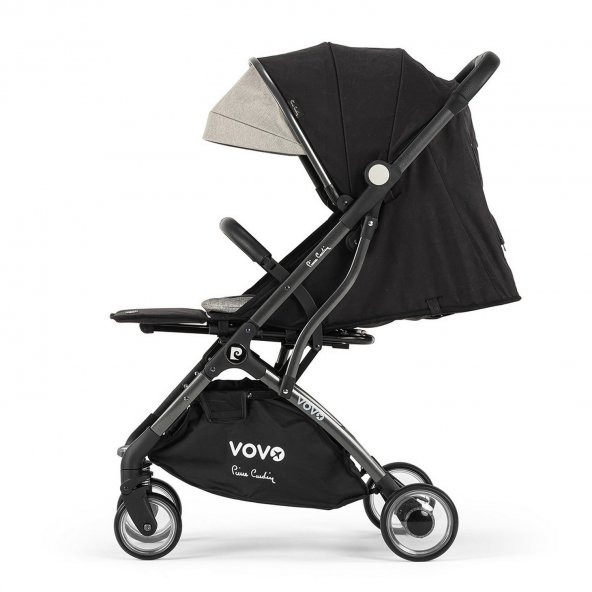 Pierre Cardin Vovo Siyah Kabin Tipi Bebek Arabası - 3