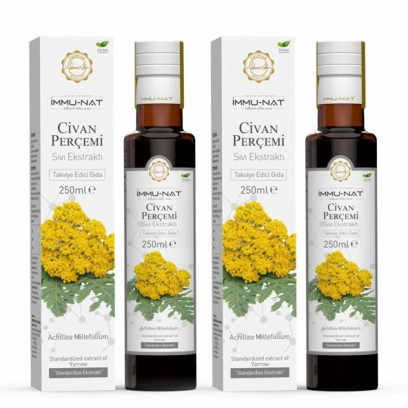 İmmunat Civan Perçemi Ekstraktı 250 ml x 2 Kutu