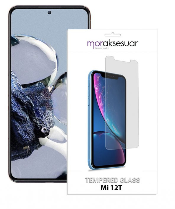 Xiaomi Mi 12T Temperli Kırılmaz Cam Ekran Koruyucu Sert