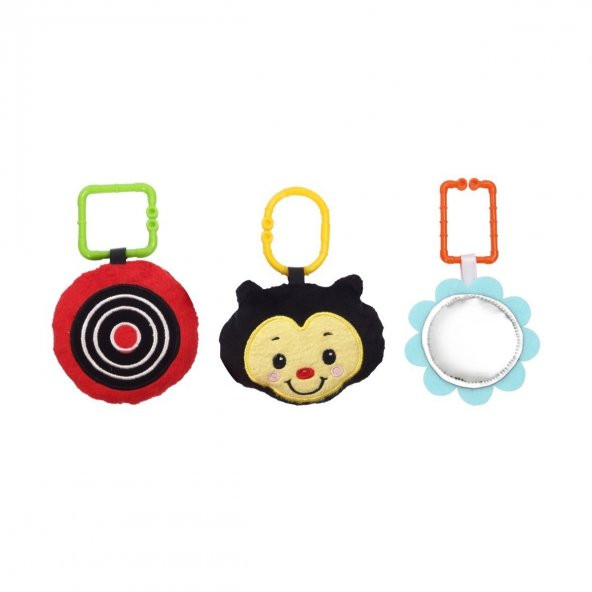 Kraft Little Bee Titreşimli Ana Kucağı Kırmızı-Mavi - 4