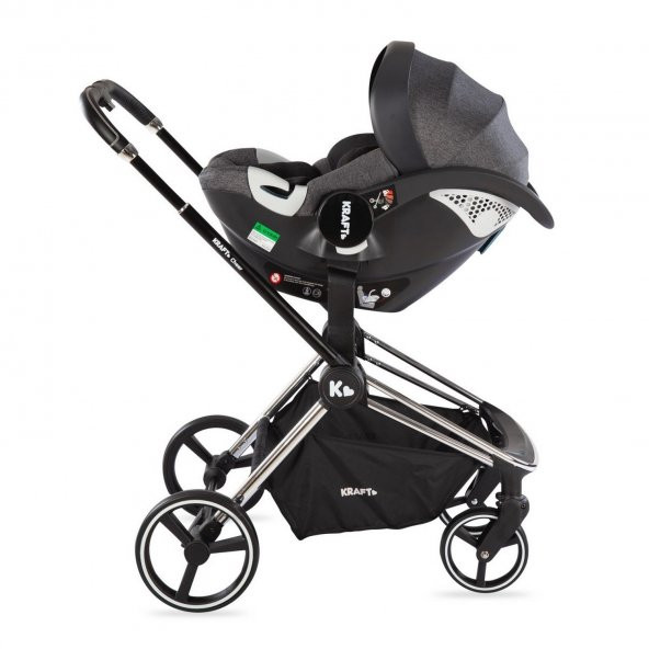 Kraft Cheer Travel Sistem Bebek Arabası Dark Grey - 3