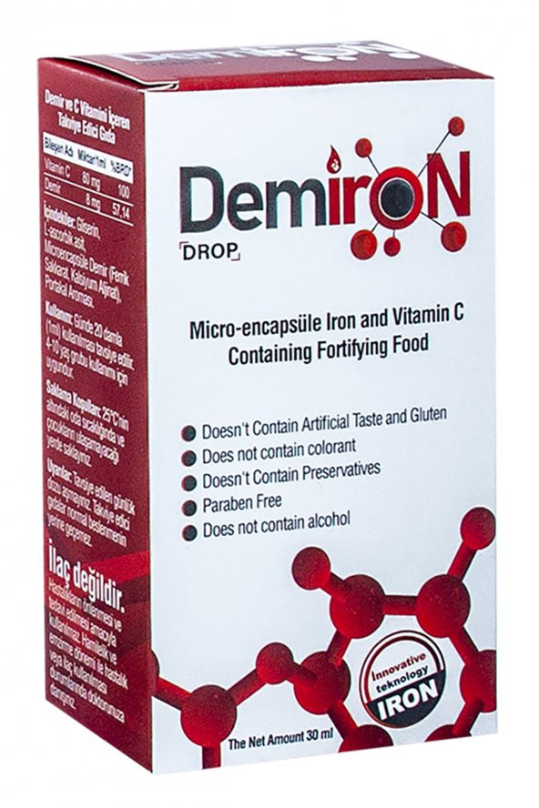 DEMİRON DAMLA 30 ML