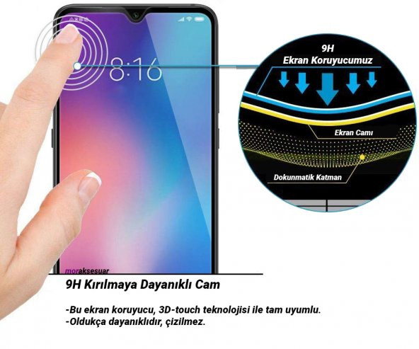 Xiaomi Mi 11T Pro 5G 5D Ekran Koruyucu Cam Tam Kaplayan - 4