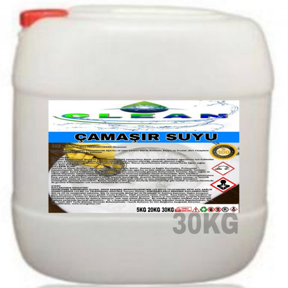 ÇAMAŞIR SUYU 30KG