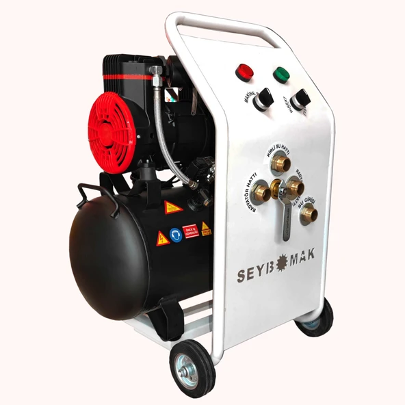 Seybomak Havalı Petek Temizleme ve Kanal Açma Makinesi 24 Litre Çift Yönlü 2 hp - 3