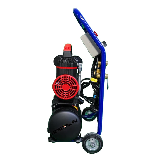 Seybomak Havalı Petek Temizleme Makinesi Çift Yönlü darbeli 1,2 Hp mavi - 4