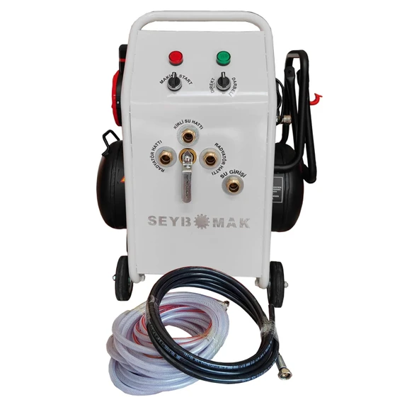 Seybomak Havalı Petek Temizleme ve Kanal Açma Makinesi 24 Litre Çift Yönlü 2 hp