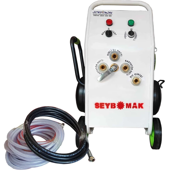 Seybomak Havalı Petek Temizleme ve Kanal Açma Makinesi 24 Litre Çift Yönlü 1,5 hp