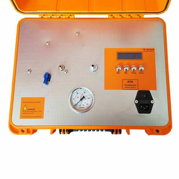 Uzaktan Kumandalı Elektrikli Test Pompası Kendinden Emişli 20 Bar